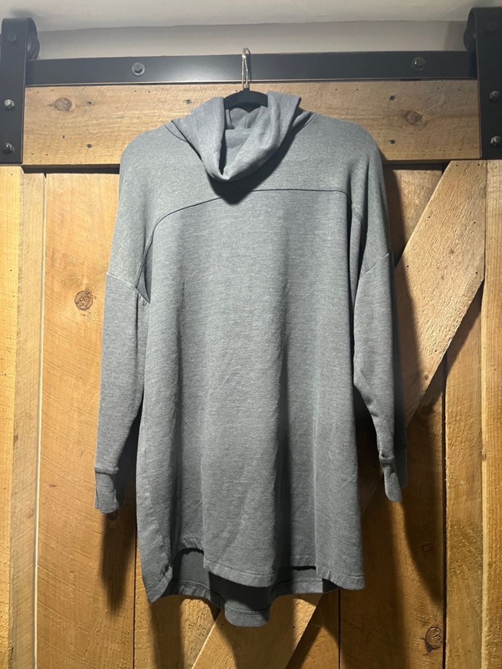 Women’s Sweatshirt Dress Lightweight Pullover - Gray